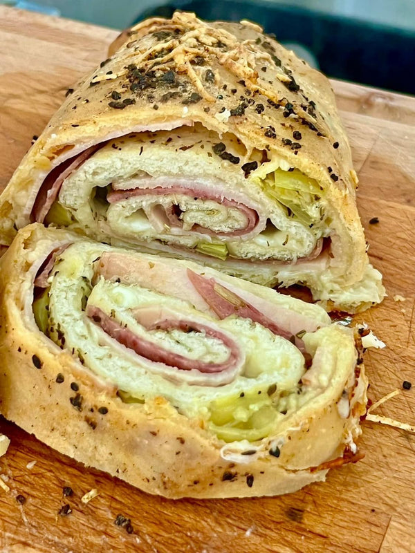 Unce A's Antipasto Stromboli!