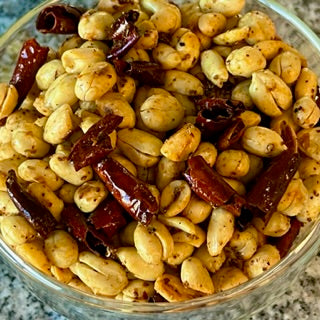 Uncle A’s Szechuan Spicy Peanuts