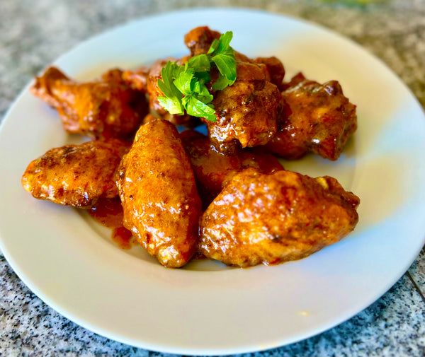 Pineapple Mango Habanero Chicken Wings!