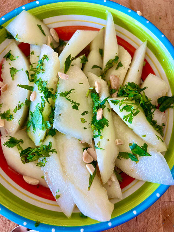 Piel de sapo (Santa Claus Melon) Summer Salad with Carmn's Choice!