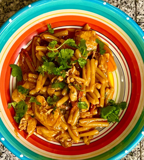 Uncle A’s Harissa Chicken Pasta!